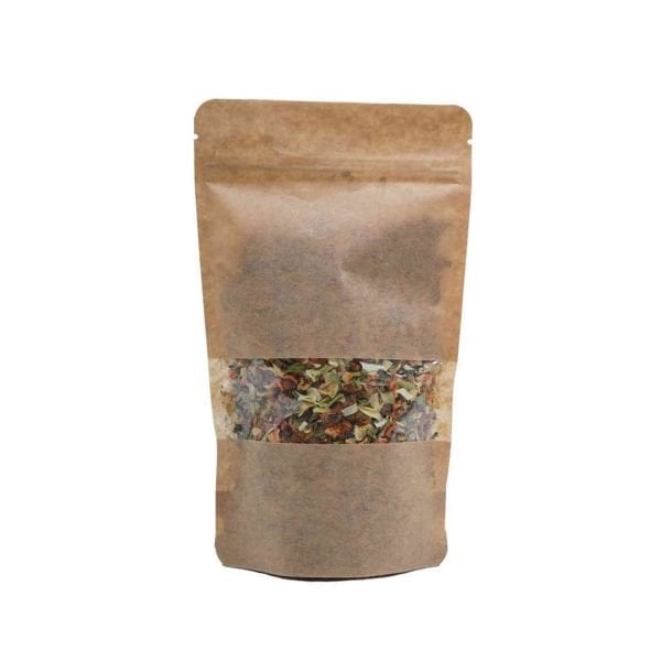 20x30+5 cm Dar Pencereli Kraft Doypack 3000