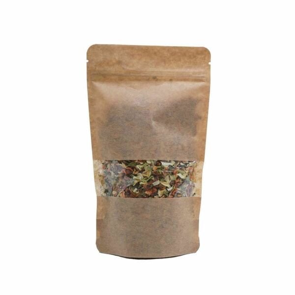 20x30+5 cm Dar Pencereli Kraft Doypack 1000