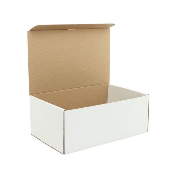 25x16x10 cm Kesimli Kurmalı E-Ticaret ve Kargo Kutusu 25 - Beyaz