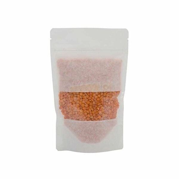 11x18,5+3,5 cm Dar Pencereli Beyaz Doypack 2000