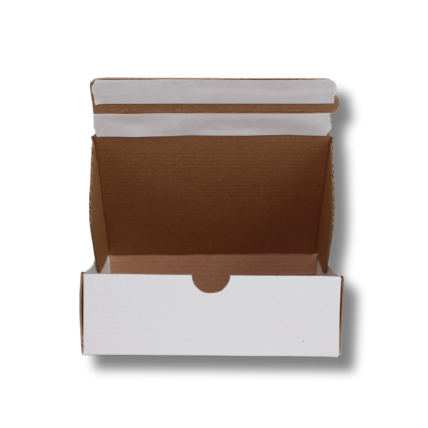 17x12,5x5,5 cm Çift Bant Yapıştırmalı Kutu Beyaz - 1000