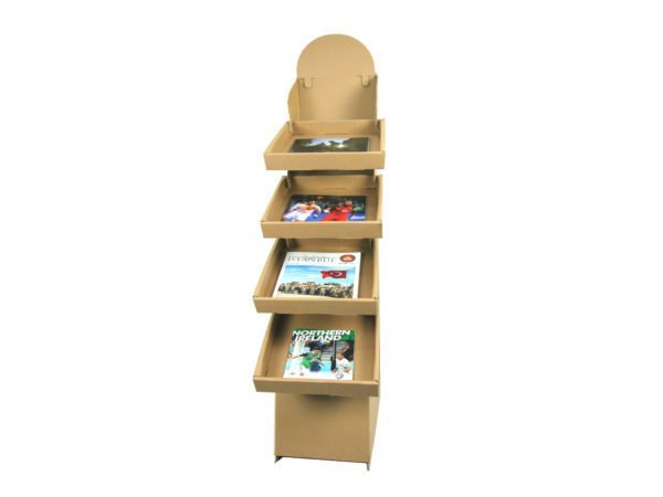 56x24,5x154 Esmer Stand Tek Raflı 150