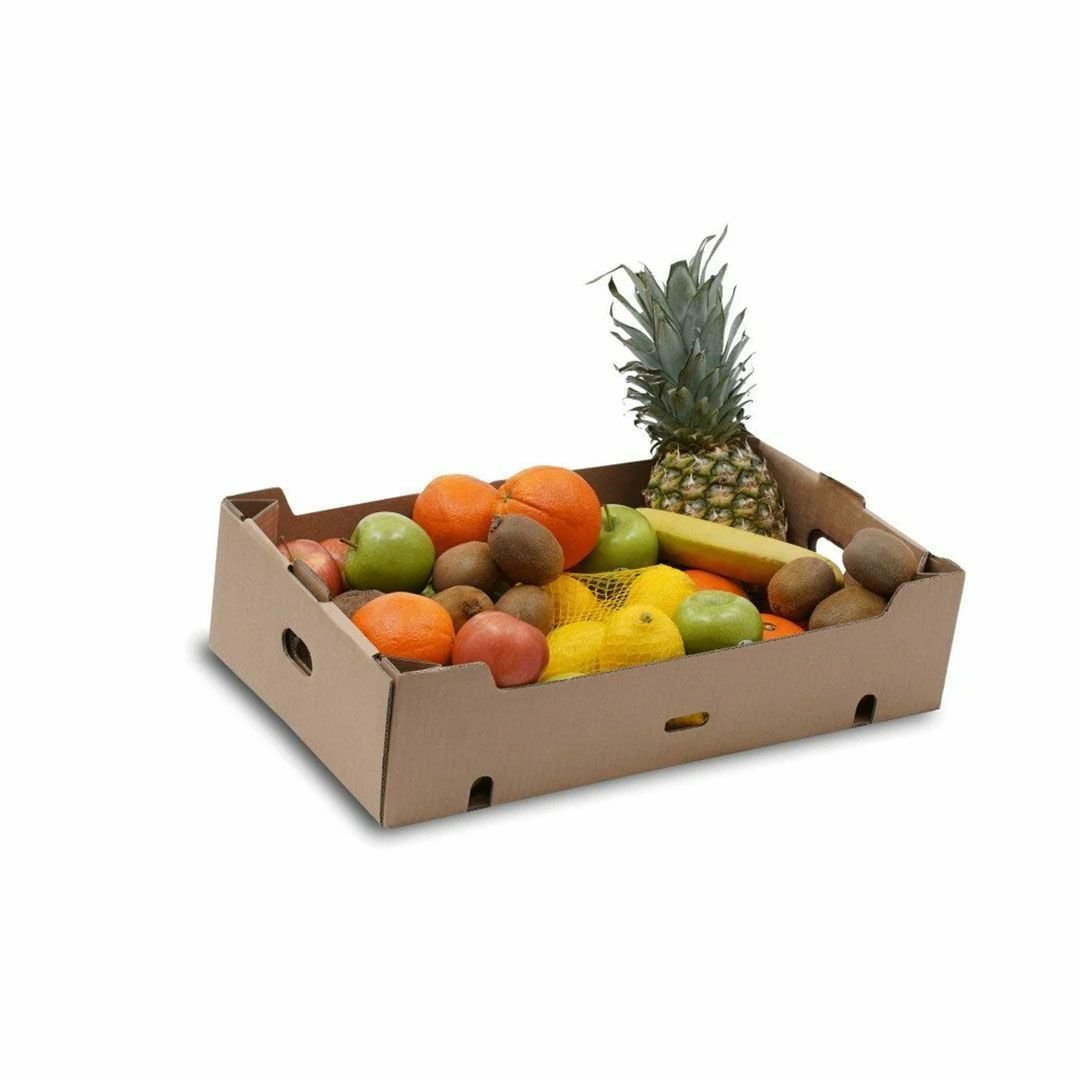 40x30x16 cm Sebze Meyve Kutusu 500 - Esmer