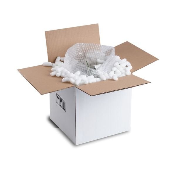 50x30x30 cm Çift Oluklu  A-Box Taşıma Kolisi 20 - Beyaz