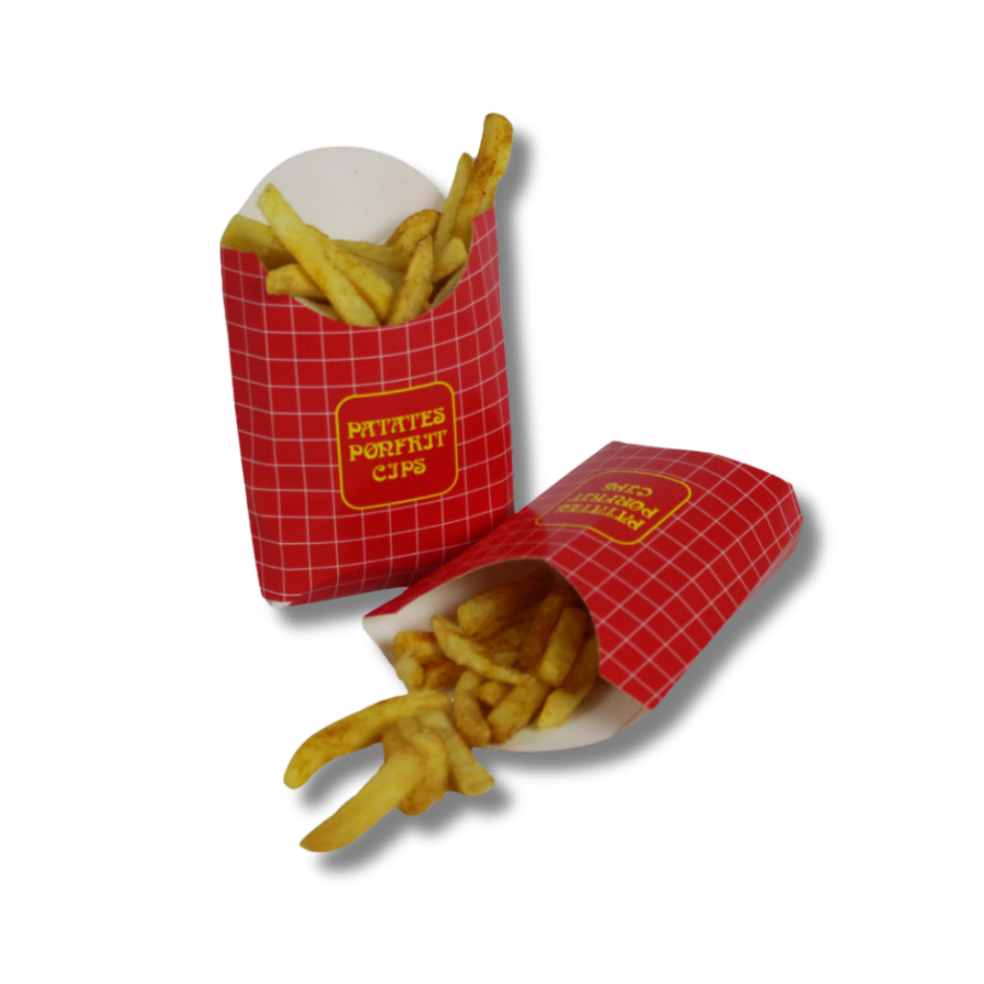 Kızarmış Patates Cips Kutusu - Büyük Boy 1500