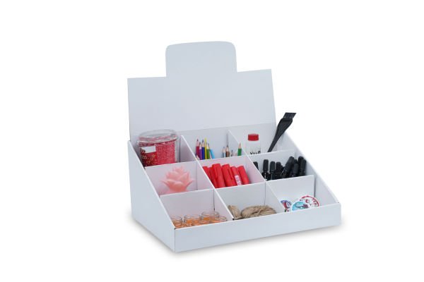 26x19x59 Beyaz Masa Üstü Stand 25