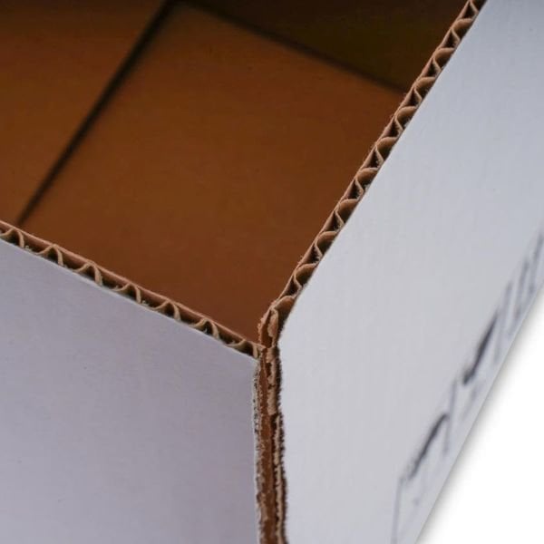 30x23x23 Cm Beyaz Tek Oluklu A-Box Taşıma Kolisi