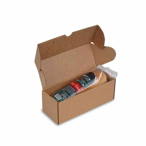 20x7,5x7 cm Esmer Sandviç Hot Dog Kutusu 100