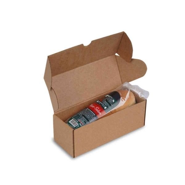 20x7,5x7 cm Esmer Sandviç Hot Dog Kutusu 250