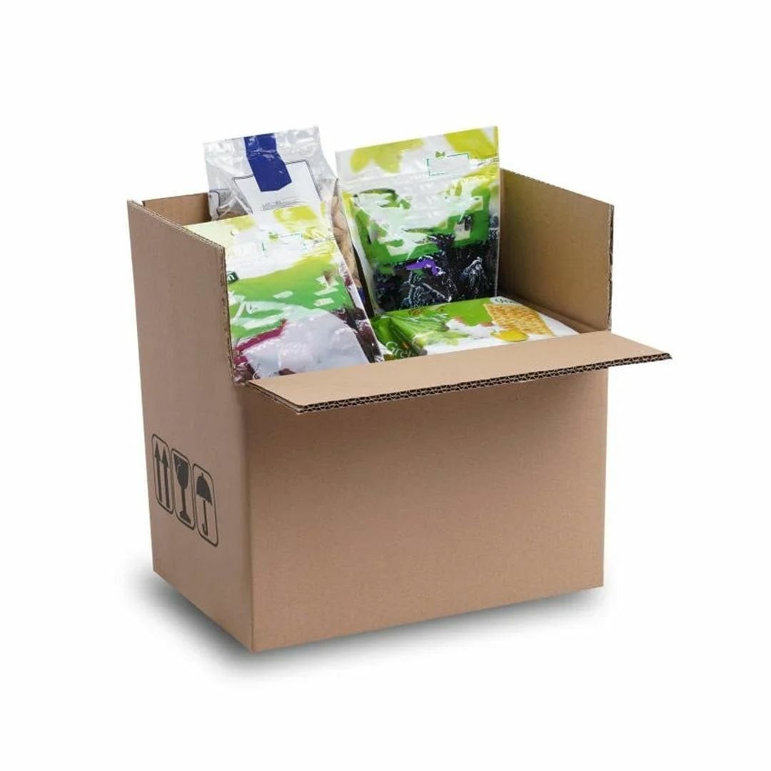 30x20x20 cm Esmer Çift Oluklu A-Box Taşıma Kolisi 50 - Esmer