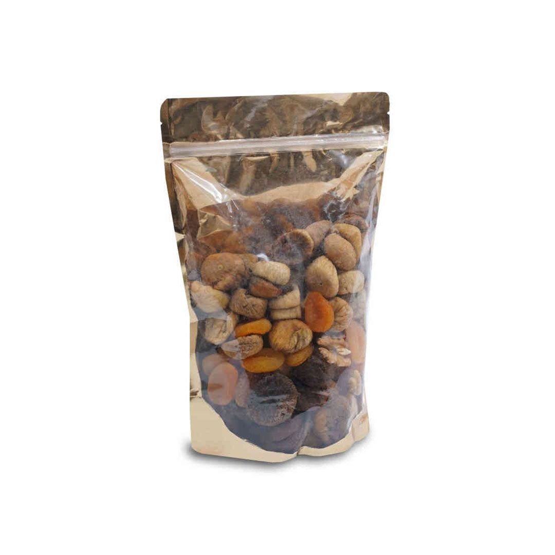 11×18,5+3,5 cm Şeffaf Gold Metalize Doypack 1000