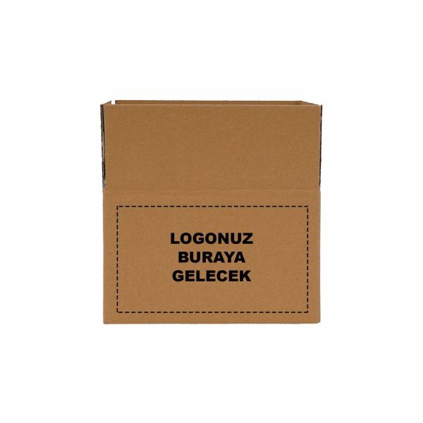 Baskılı Ekonomik Kargo Kolisi 200 - 35x25x15 - Esmer