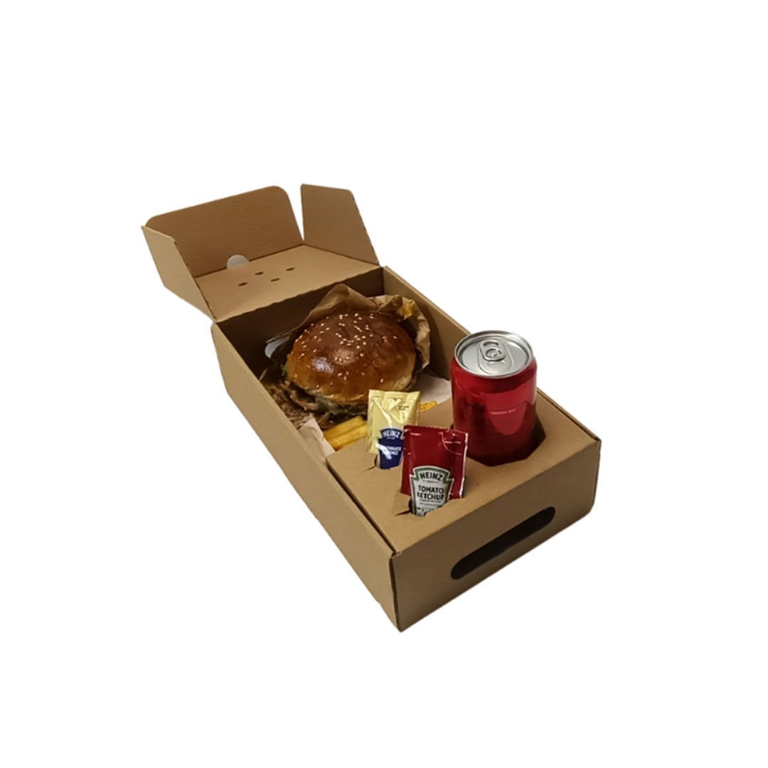 17x30x7,5 cm Kapalı Menü Kutusu Esmer - 100