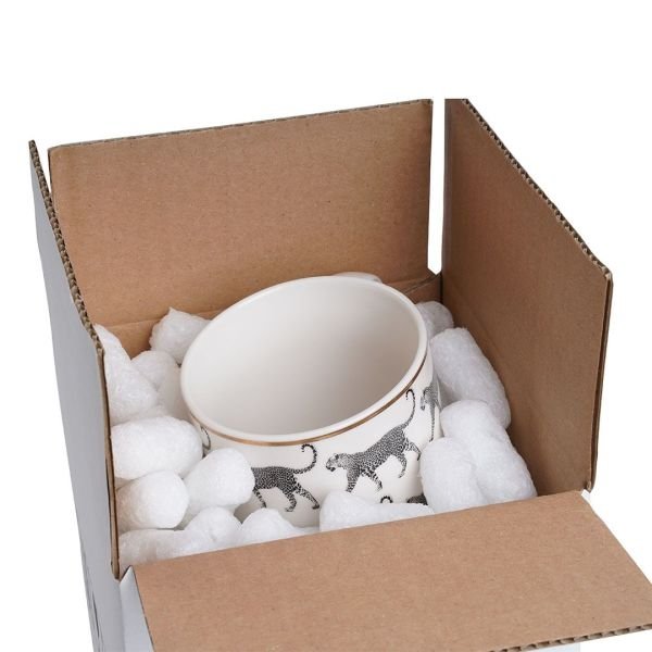 40x25x25 cm Tek Oluklu A-Box Taşıma Kolisi 50 - Beyaz