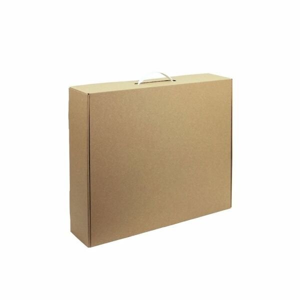 50x40x10 cm Esmer Plastik Kulplu Çanta 10