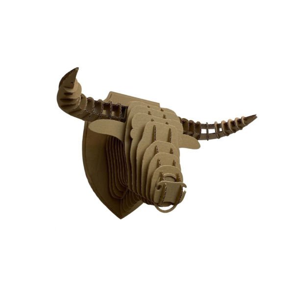 Boğa Figürü 24x30x23 cm Esmer - 10