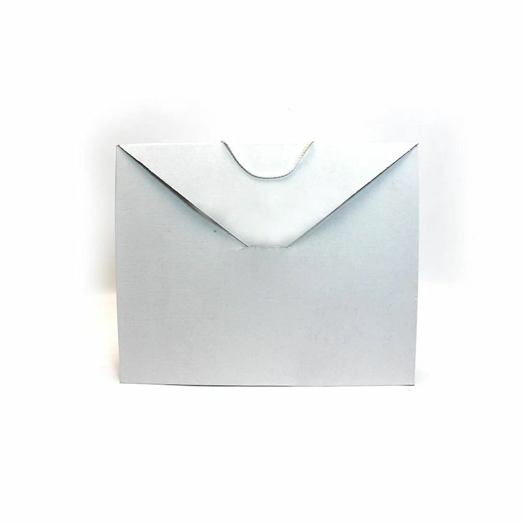 41x12x31 cm Zarf Tipi Çanta Kutu Beyaz - 200