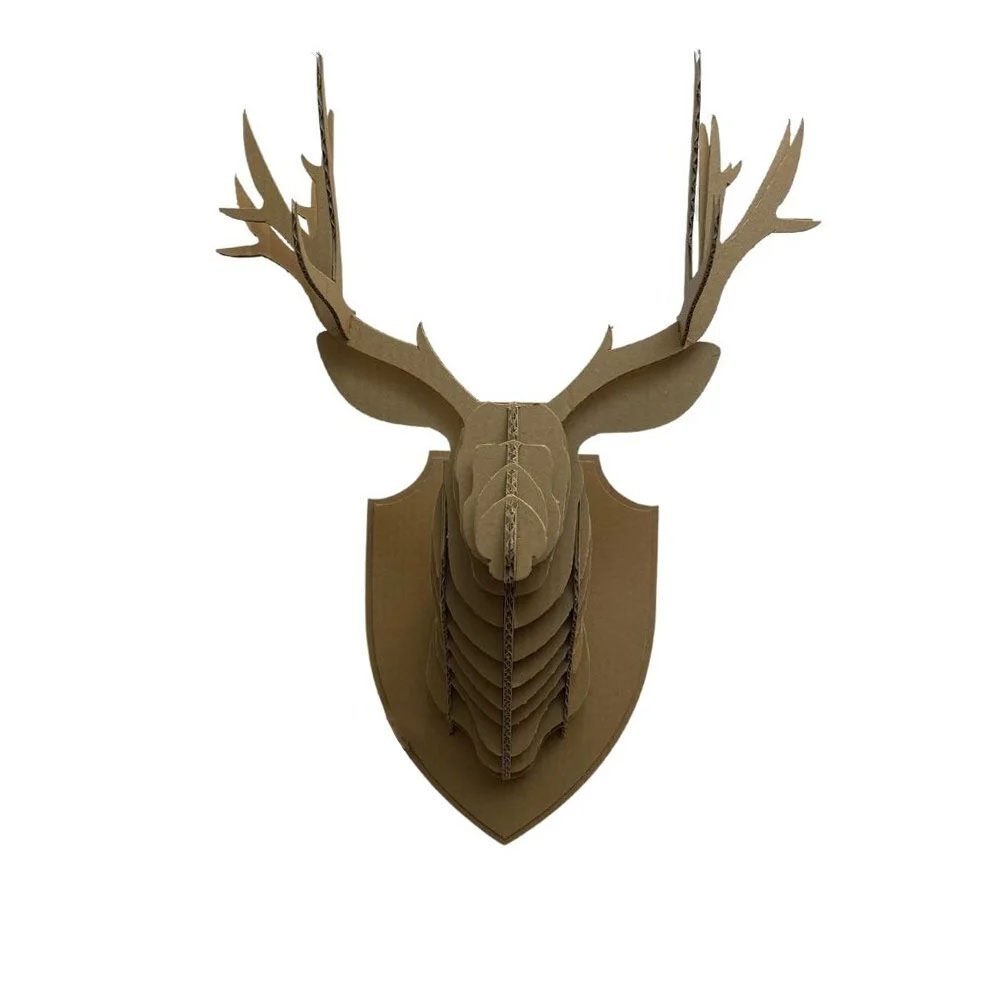 Geyik Figürü 24x30x30 cm Esmer - 5