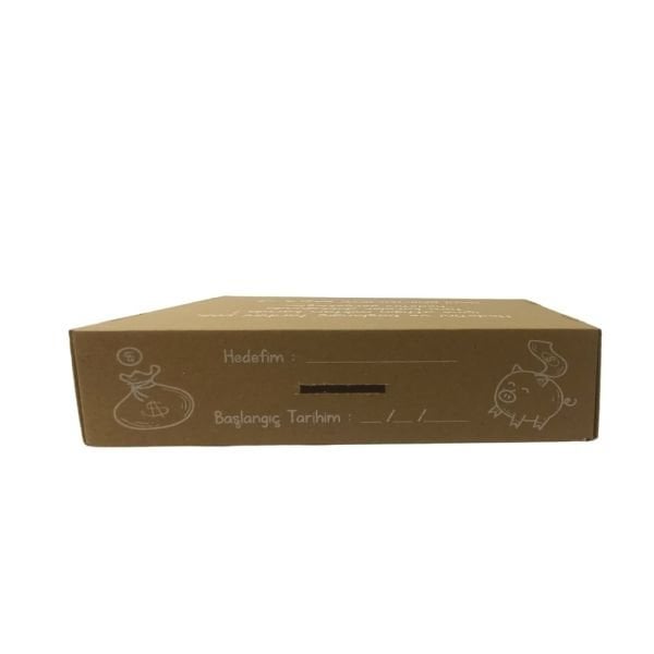 5 Bin TL Hedefli Kumbara 27,5x22,5x7,5 Cm