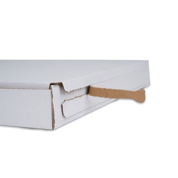 22x22x4 cm Bant Yapıştırmalı Pizza Kutusu 100 - Beyaz