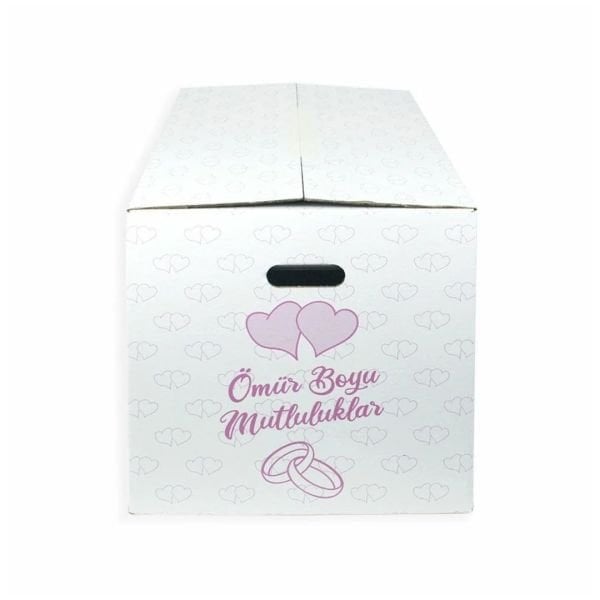 60x40x40 cm Çeyiz Taşıma Kolisi - Gelin