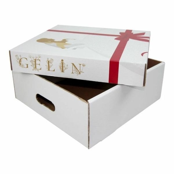 40x40x15 cm Çeyiz Taşıma Kutusu - Gelin