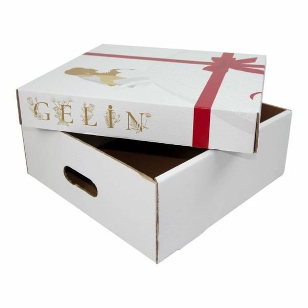 40x40x15 cm Çeyiz Taşıma Kutusu - Gelin 50