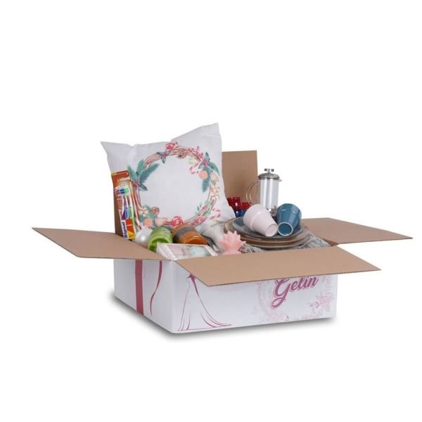 50x50x20 cm Çeyiz Taşıma Kolisi - Gelin 2