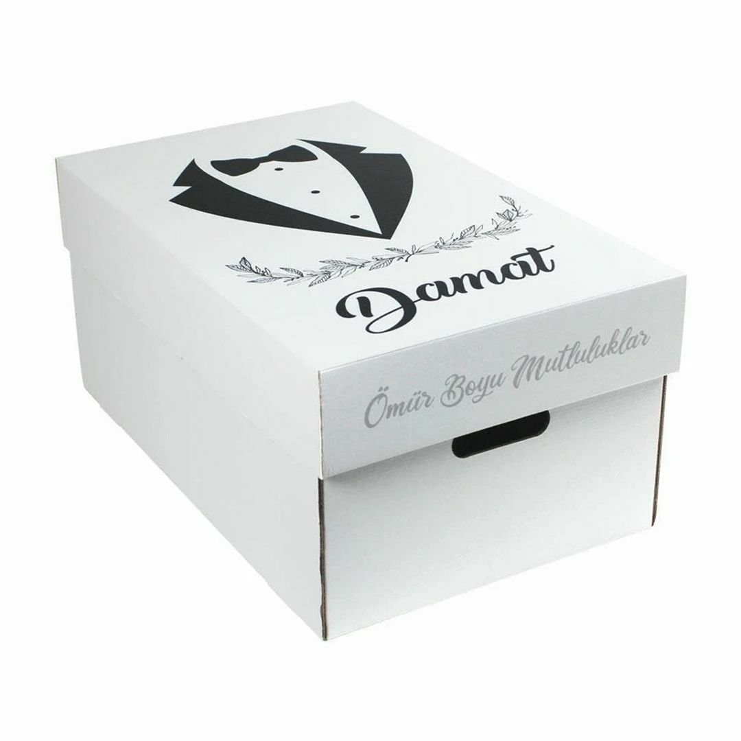 37x58x27 cm Çeyiz Taşıma Kutusu - Damat 100