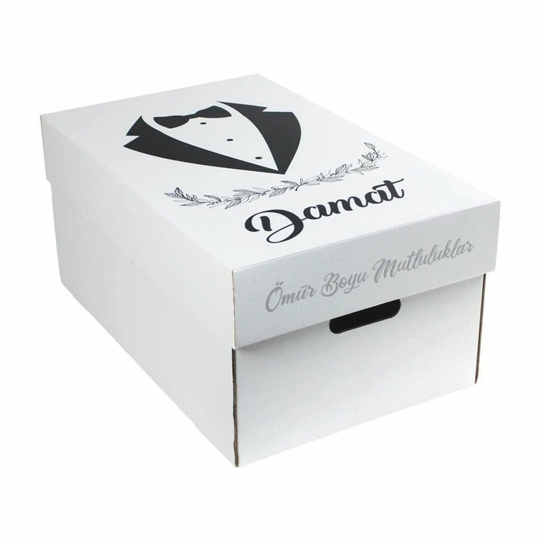 37x58x27 cm Çeyiz Taşıma Kutusu - Damat 5