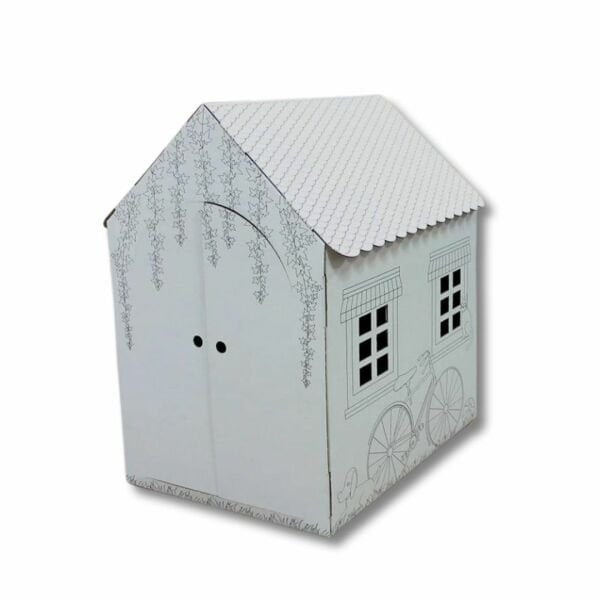 85x65x100 cm Boyanabilir Büyük Beyaz Ev 3