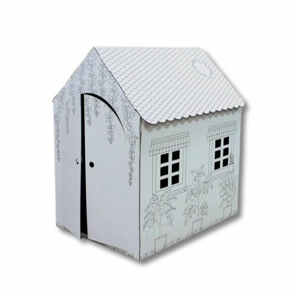 85x65x100 cm Boyanabilir Büyük Beyaz Ev 3