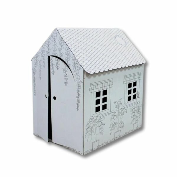 85x65x100 cm Boyanabilir Büyük Beyaz Ev 20