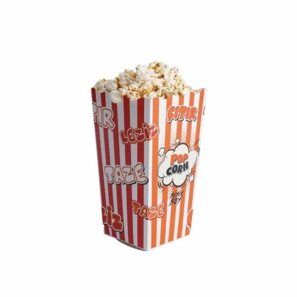 8x11x19,5 cm Büyük Boy Popcorn Kutusu - 320gr 50