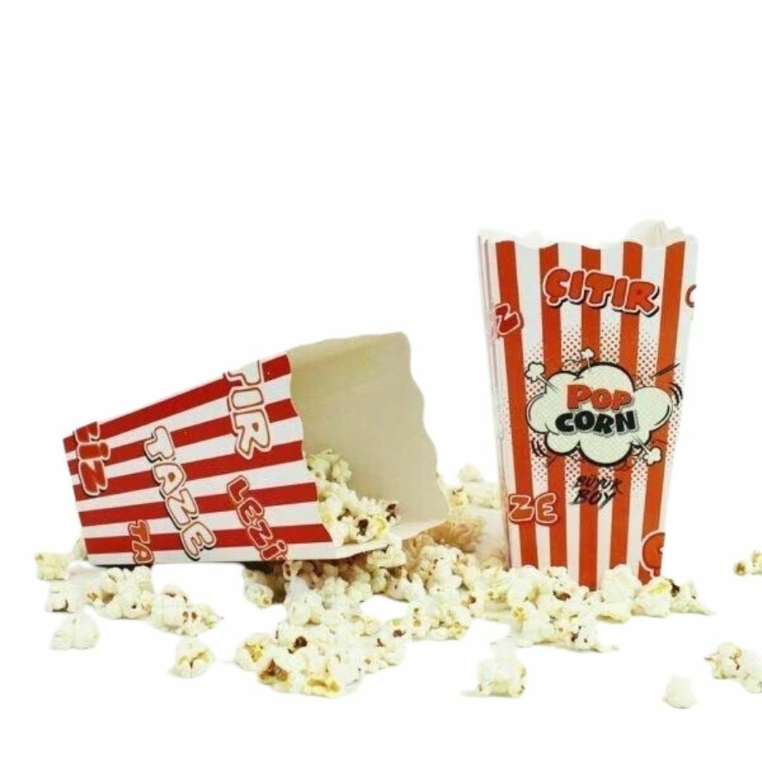 6x8,5x17 cm Küçük Boy Popcorn Kutusu - 230gr 200
