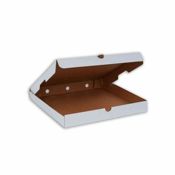 22x22x4 cm Pizza Kutusu 250 - Beyaz