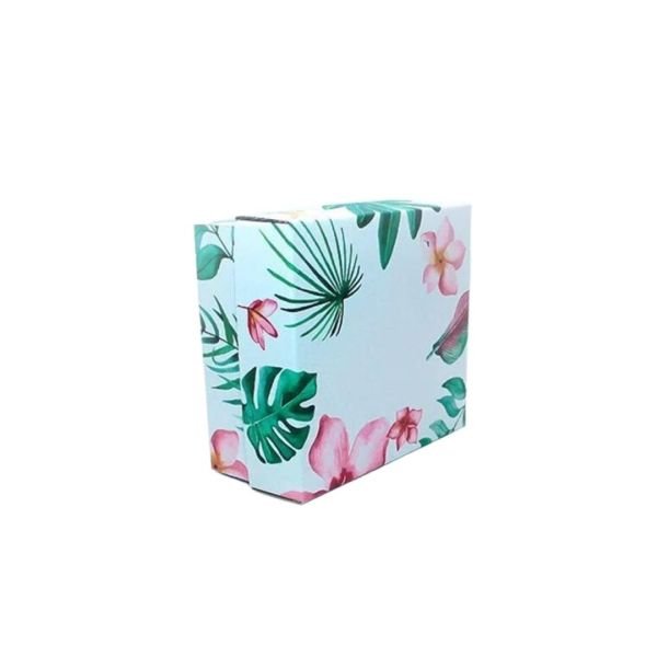 Renkli Çiçekli Hediye Kutusu 30,5x26x10,5 Cm 3 Adet