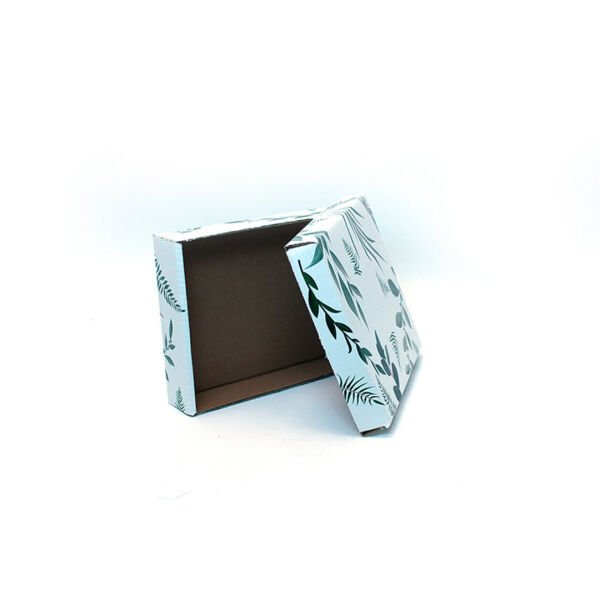 Çiçekli Hediye Kutusu 25,5x21x6 cm 1 Adet