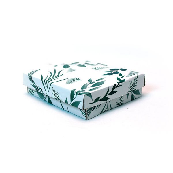 Çiçekli Hediye Kutusu 25,5x21x6 cm 20 Adet