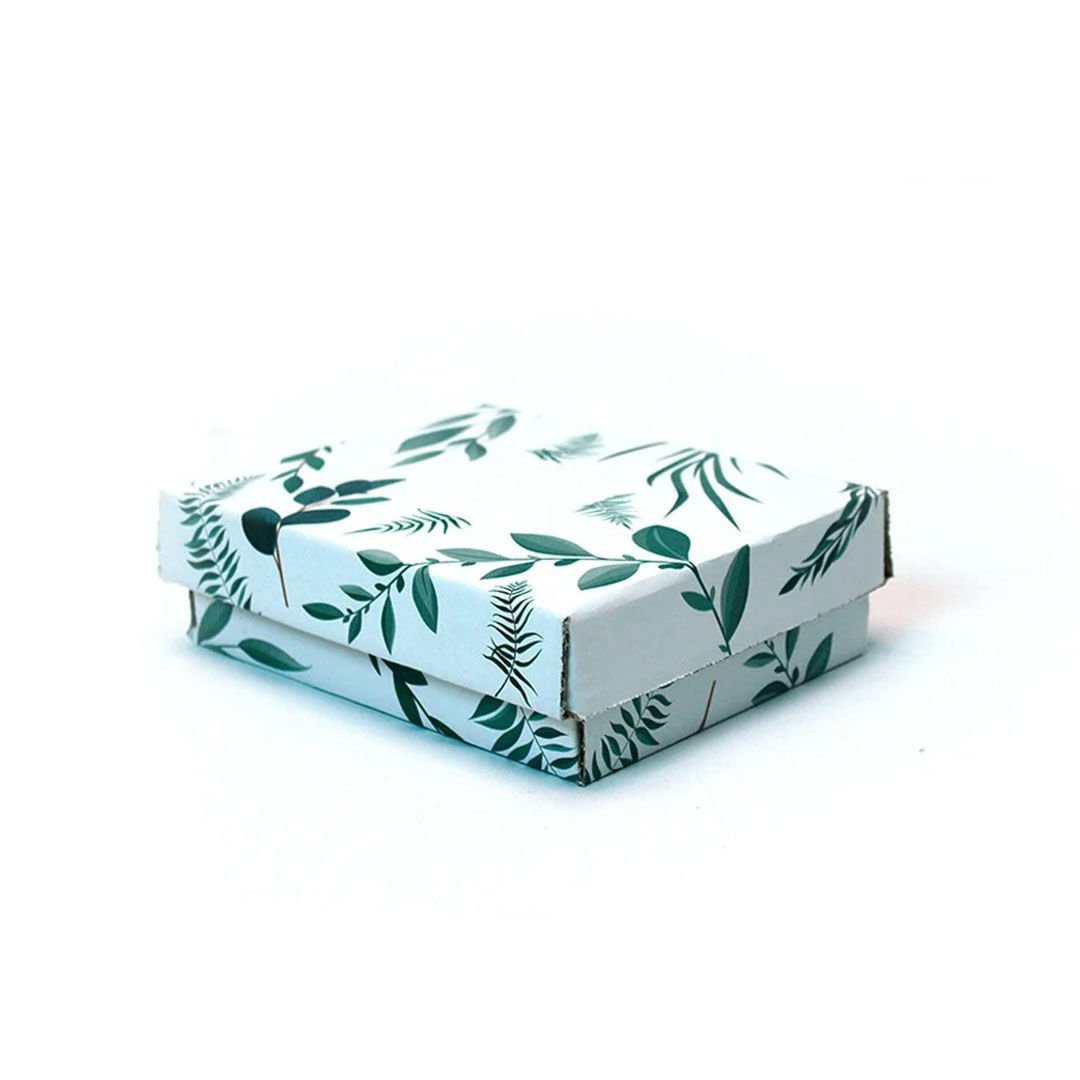 Çiçekli Hediye Kutusu 20x16x6 cm 10 Adet