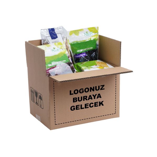 Baskılı Taşıma Kolisi 50 - 50x30x30 - Esmer