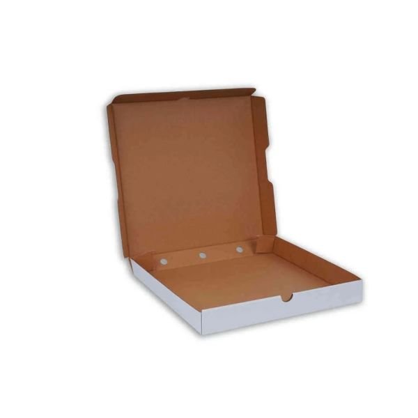 42x42x4 cm Pizza Kutusu 250 - Beyaz