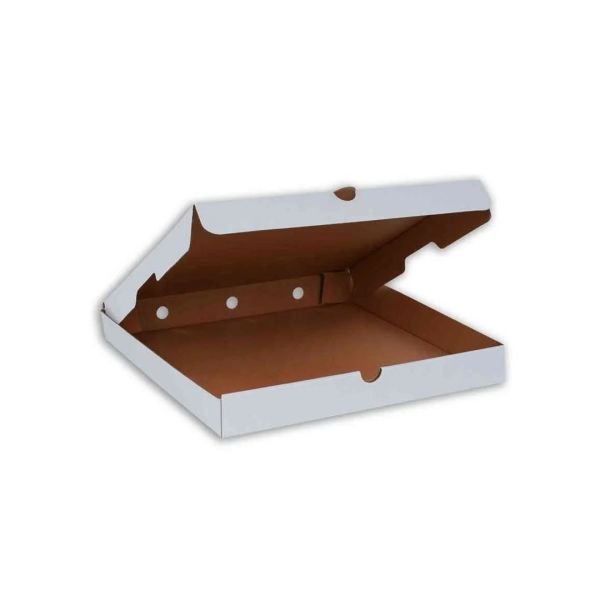 42x42x4 cm Pizza Kutusu 500 - Beyaz