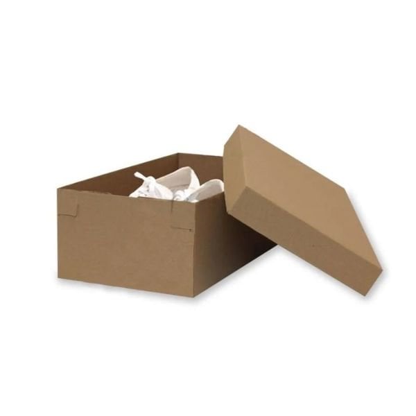 20x36x12 cm Esmer Kapaklı Ayakkabı Kutusu