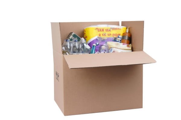 40x33x44 cm  Esmer Çift Oluklu A-Box Taşıma Kolisi