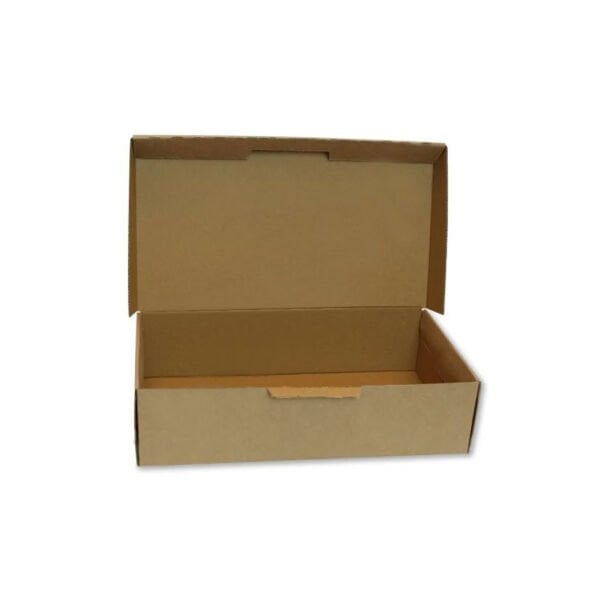 20x36x9 cm Esmer Kendinden Kapaklı Ayakkabı Kutusu 100