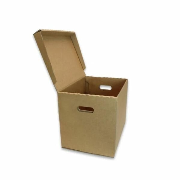 41x33x31 cm Kendinden Kapaklı Esmer Arşiv Kutusu 10