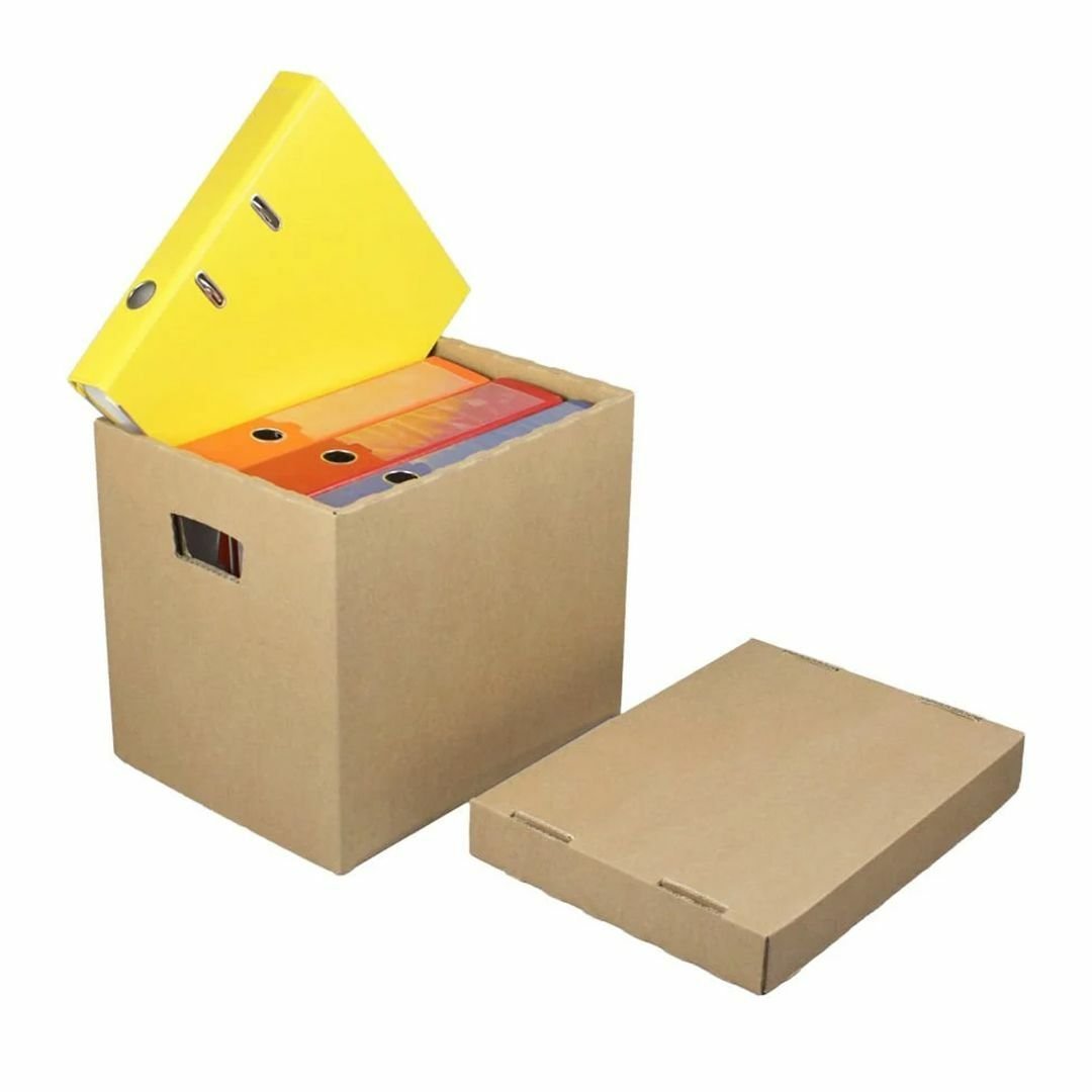 41x34x29,5 cm Esmer Arşiv Kutusu (Kutu + Kapak) 5