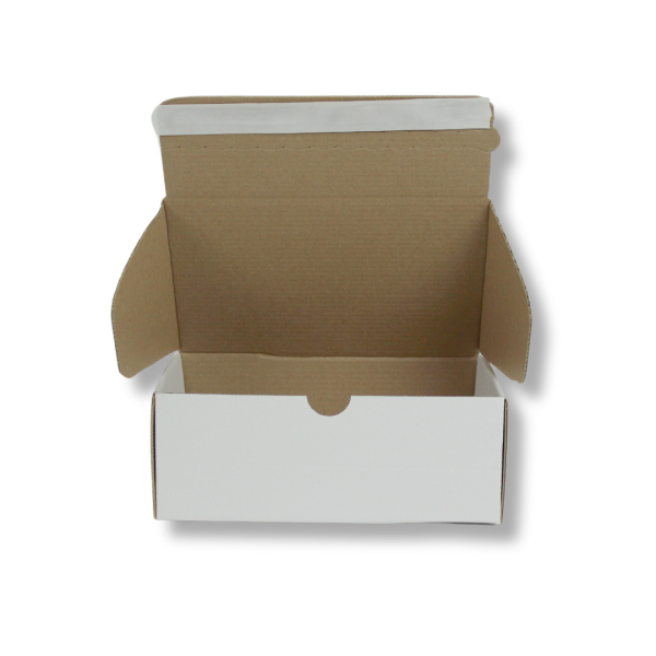 20x12,5x7,5 cm Bant Yapıştırmalı Kutu Beyaz - 500