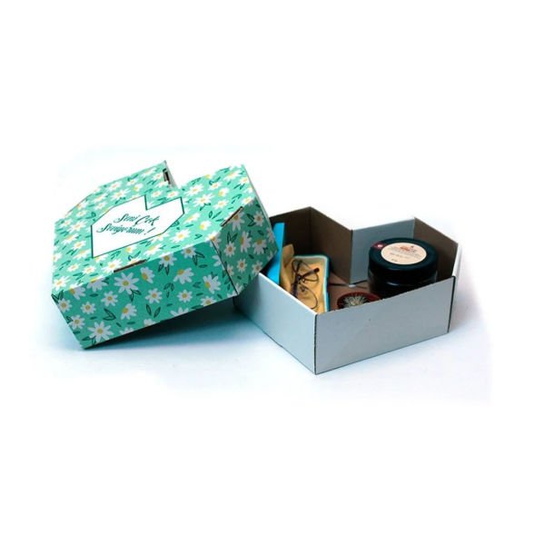 Kalpli Dilekli Hediye Kutusu 27x26,5x8 Cm 5 Adet